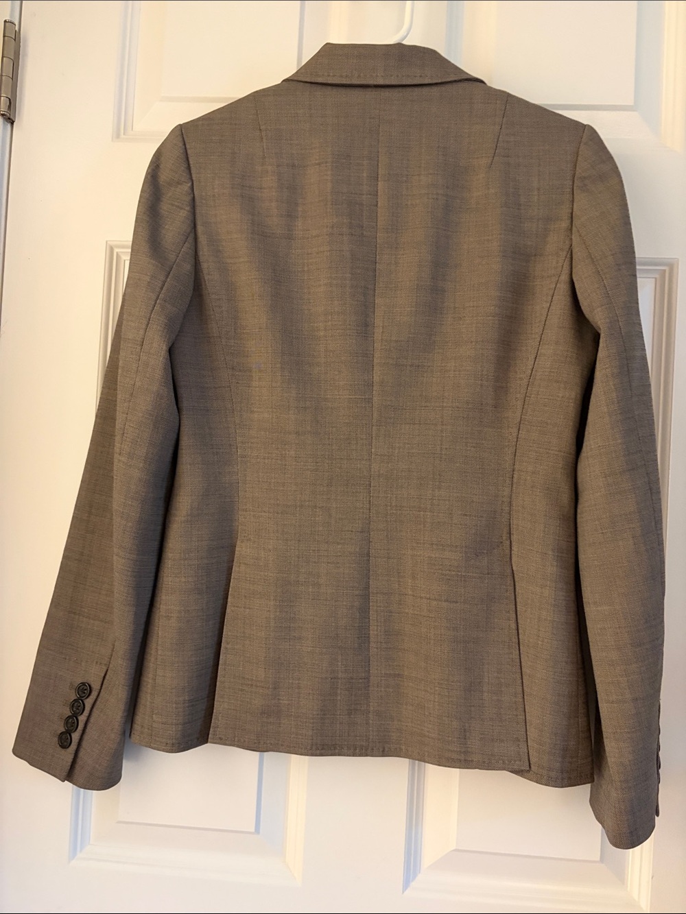 NWOT- Banana Republic Women's Gray-Brown Tailored Blazer - Picture 4 of 4